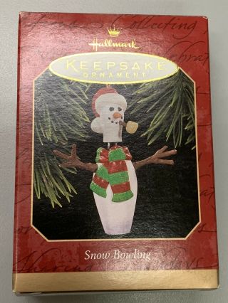 Hallmark Keepsake Ornament 1997 Snow Bowling