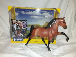 Breyer Redmond Bay Warehouse Find On Tennessee Walking Horse Mold W Box&brochure