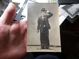 Real Photo Postcard,  Charlie Chaplin " Wannabe "
