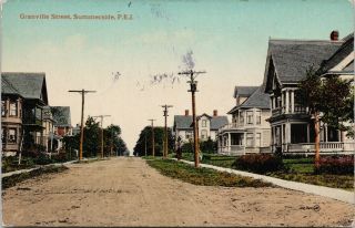 Summerside Pei Granville St.  Returned War Tax Dead Letter Office Postcard G57