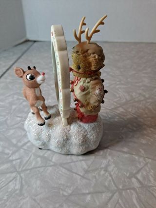 Cherished Teddies: Avon Exclusive Rudolph And Bear - Musical