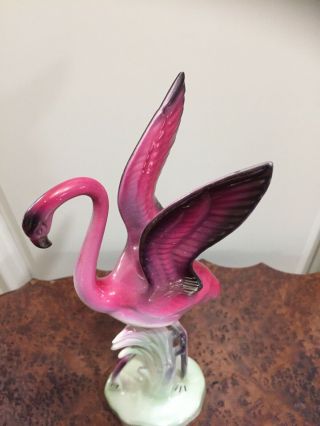 Vintage 1950`s Mid Century Deco Pink Flamingo Wings up shy 10 