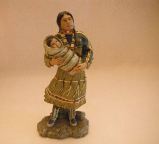Russ Berrie Figurine The First Americans Circle Of Life 7 " Tall