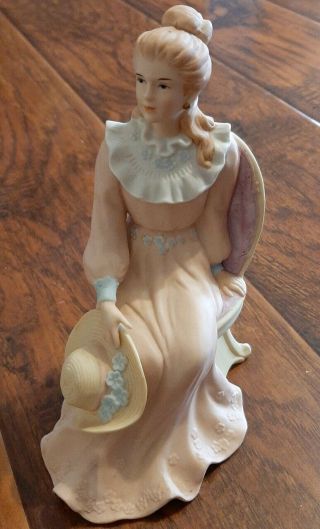 Victorian Lady Courtneys Dream 1439 Homco Home Interiors Porcelain Figurine