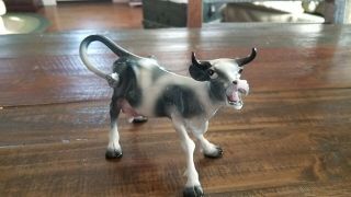 5 X 7 " Porcelain Cow By Kitty 