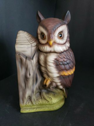 Vintage Owl Bookend Made In Japan ? Ceramic
