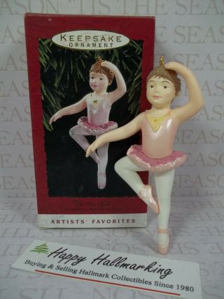 Hallmark 1993 On Her Toes Ornament Ballerina