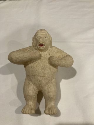 Vintage King Kong Plastic White Albino Gorilla