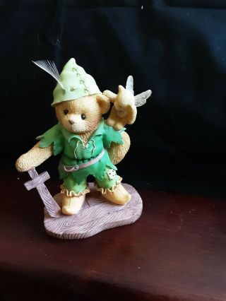 Vintage Cherished Teddies Brett Boy Bear As Peter Pan Come To Neverland With Me