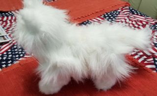 2006 Hasbro FurReal Friends Lulu Plush Interactive White Persian Kitty Cat Robot 2