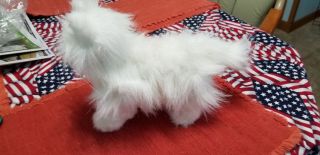 2006 Hasbro FurReal Friends Lulu Plush Interactive White Persian Kitty Cat Robot 3