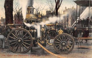 Haven,  Ct,  Fire Dept Engine 7 In Action,  Danziger & Berman Pub 1907 - 20