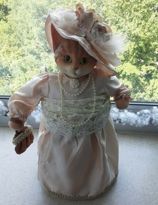 Vintage Cat Doll By Artisan Flair Inc