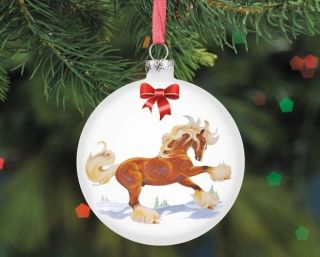 Breyer 700813 Artist Signature Hand - Blown Glass Horse Ornament Christmas - NIB 2