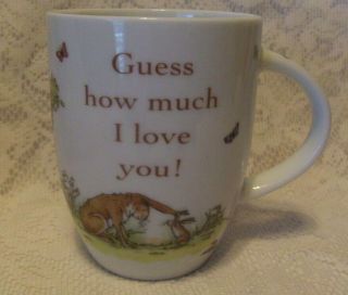 Guess How Much I Love You Coffee Mug Cup Konitz Germany Baby Bunny Rabbit 2008