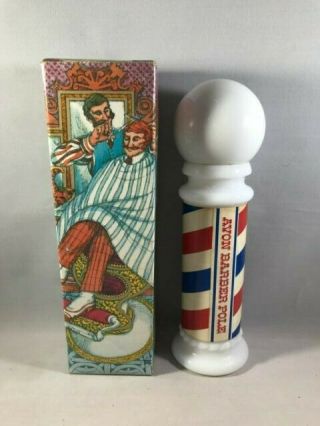 Avon Barber Pole Wild Country After Shave With Box Empty