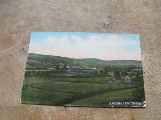 1910 Llanio - Road Fr Postcard - Llangeitho From Persondy,  Nr Tregaron Ceredigion