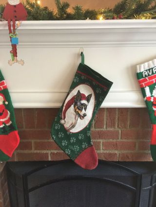 Rat Terrier Christmas Stocking