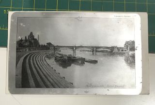 Nottingham Trent Bridge Metal Postcard 1900?? Cunard Series See Pictures