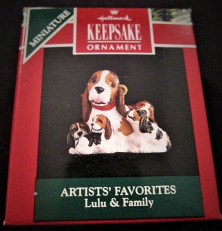 1991 Hallmark Keepsake Ornament Lulu And Family