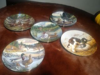 Knowles Collector Plates The Mallard By Bart Keener Set Of 5