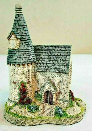 Vintage David Winter Cottage Signed The Chapel 1984 Hand Made Painted 4.  5 X 6 "