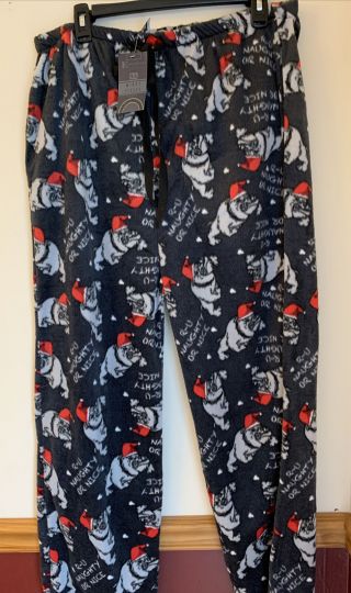 English Bulldog Lounge /pajama Pant With Pockets