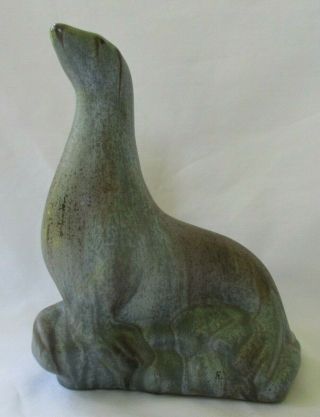Vintage Blue Mountain Art Pottery Seal Sea Lion Figurine