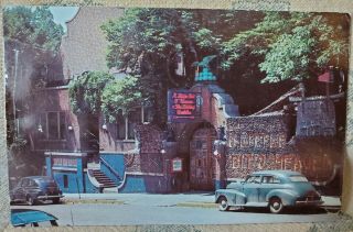 1960 Postcard Davenport Iowa Little Bit O Heaven Dr Palmer Chiropractic School