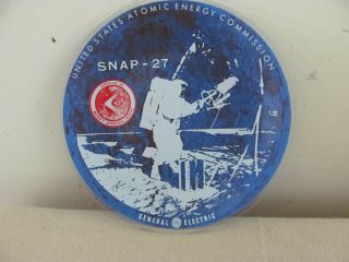 Apollo 15 Snap - 27 U S Atomic Energy Commission General Electric Glass Plate