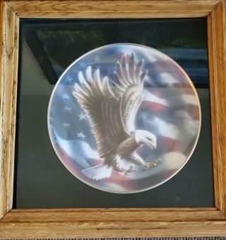 Franklin Collectors Plate The American Eagle Limited Edition Numbered 41313