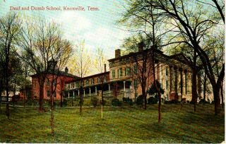1910 The Deaf And Dumb School In Knoxville,  Tn Tennessee Pc