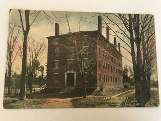 Appleton Hall Bowdoin College Brunswick Maine Me Postcard