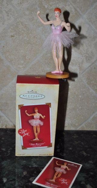 Hallmark Keepsake The Ballet Figurine Ornament I Love Lucy 2004