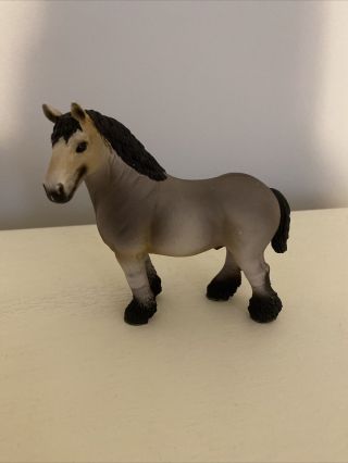 Schleich 13778 Ardennes Stallion Draft Horse Model Toy Figurine 2015