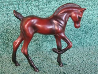 Vintage Hard To Find Hartland Glossy Bay 3 " Quarter Horse Foal