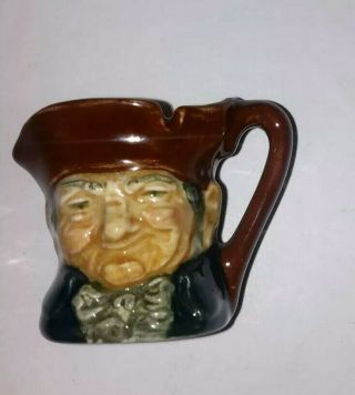 Vintage Royal Doulton Old Charley Tiny 1 1/4 " Jug Mug D6144 1940 - 60