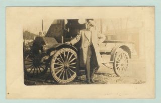 X - R/p - Postcard - Man Standing By Truck,  Sherwood,  Ohio - Pp - 546