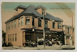 1917 Ma Postcard Cape Cod Wareham Waters 