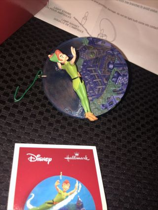 2003 Hallmark FLYING OVER LONDON Ornament Peter Pan Walt Disney w/Box 3
