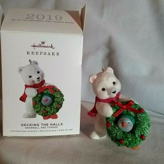 Hallmark Keepsake 2019 Decking The Halls Snowball Tuxedo Christmas Ornament