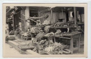 ? Market,  Trinidad: British West Indies Postcard (c34850)