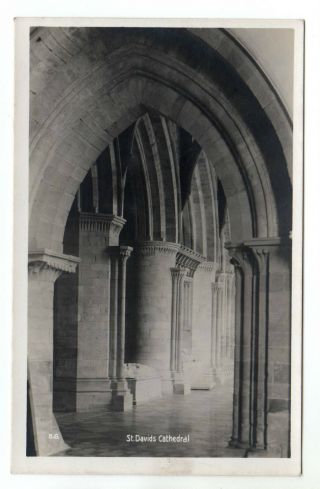 St Davids Cathedral Real Photo Postcard 1943