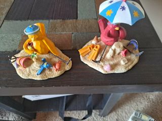 Russ Berrie & Co Tweet Along With Me " Made In The Shade " And " Sand Trap " Figures