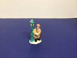 Vintage Lefton Colonial Village Figurine Lamplighter 06741 1988