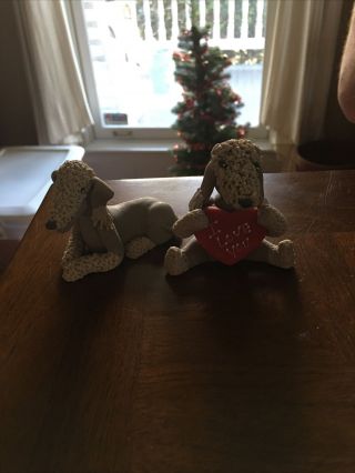 Bedlington Terrier 2 Figurines