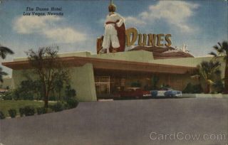 Las Vegas,  Nv The Dunes Hotel Clark County Nevada Desert Supply Co.  Postcard