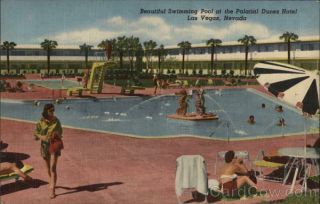 Las Vegas,  Nv Swimming Pool At The Palatial Dunes Hotel Clark County