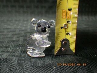 Swarovski Small Koala Bear,  Right Facing,  Model 7673 (tdw008879)