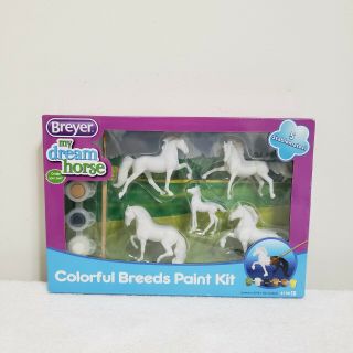 Breyer My Dream Horse Activity Colorful Breeds Paint Art Kit Stablemates